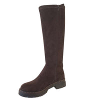 Redz Womens Redz Brown Suede Knee Boot - 250267-11