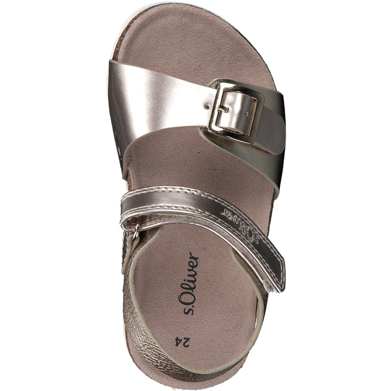 S Oliver Kids S Oliver Junior Girl Metallic Buckle Sandal 5-38501-20