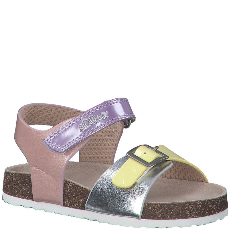 S Oliver Kids S Oliver Junior Girl Multi Buckle Sandal 5-38501-20