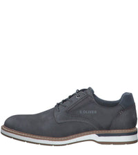 S Oliver Mens S Oliver Mens Lace Up Grey Smart Casual Shoe - 5-13201-42