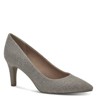S Oliver Womens BEIGE / 4UK S.Oliver Womens Beige Glitter Women Court Shoe 5-22411-42