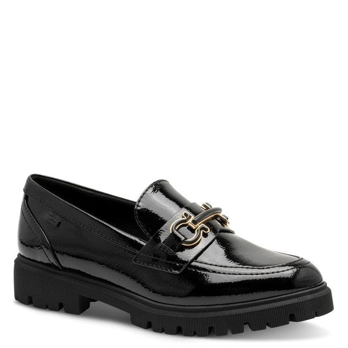 S Oliver Womens BLACK / 4UK S.Oliver Womens Black Slip-On Shoes 5-24729-45