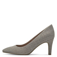 S Oliver Womens S.Oliver Womens Beige Glitter Women Court Shoe 5-22411-42
