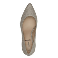 S Oliver Womens S.Oliver Womens Beige Glitter Women Court Shoe 5-22411-42