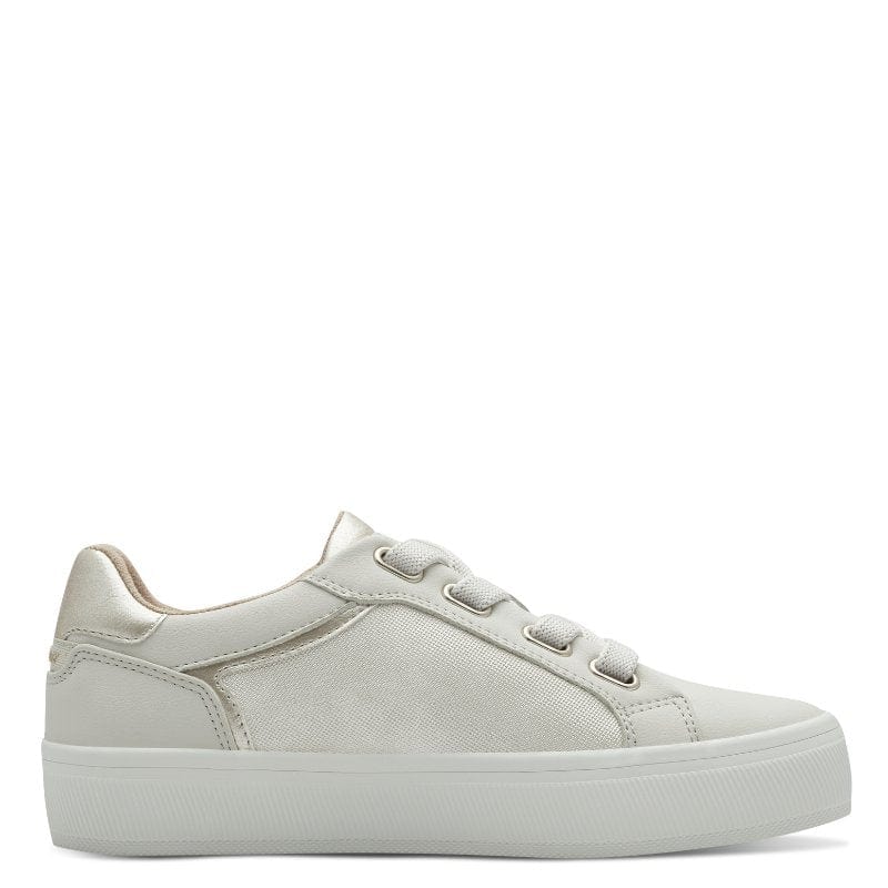 S Oliver Womens S.Oliver Womens Beige Lace-Up Shoe 5-23644-42