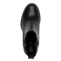 S Oliver Womens S.Oliver Womens Black Side Zip Heels Ankle Boots 5-25322-41