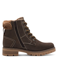 S Oliver Womens S.Oliver Womens Brown Lace Up Ankle Boots 5-26227-43
