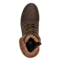 S Oliver Womens S.Oliver Womens Brown Lace Up Ankle Boots 5-26227-43