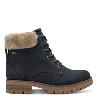 S Oliver Womens S.Oliver Womens Navy Lace Up Ankle Boots 5-26227-43