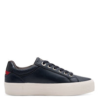 S Oliver Womens S.Oliver Womens Navy Side Zip Fashion Trainer 5-23600-42