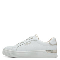 S Oliver Womens S.Oliver Womens White Lace-Up Shoe 5-23603-42