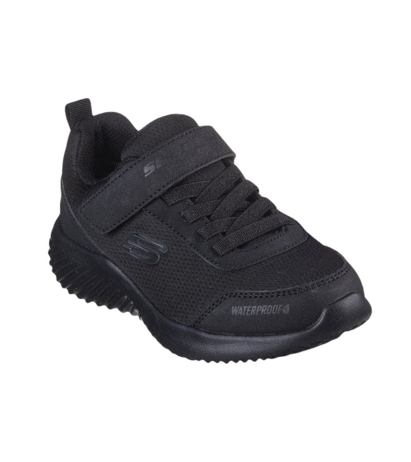 Black trainers sketchers on sale