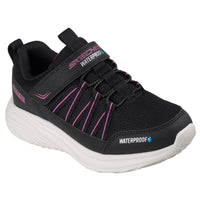 Skechers Kids Kids BLACK / 10UK Skechers Girls Junior Black Waterproof Bounder Pro Aqua Step Runner - 303484L