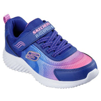 Skechers Kids Kids BLUE / 10UK Skechers Girls Junior Blue Bounder Hydra Cool Runner - 303452L