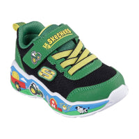 Skechers Kids Kids GREEN / 6UK Skechers Boys Infant Green Play Scene Barn Squad Buddies Runner - 407065N