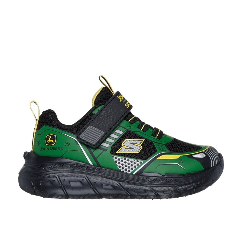 Skechers Kids Kids GREEN / 6UK Skechers Boys Infant Green Skech Tracks Runner - 407062N
