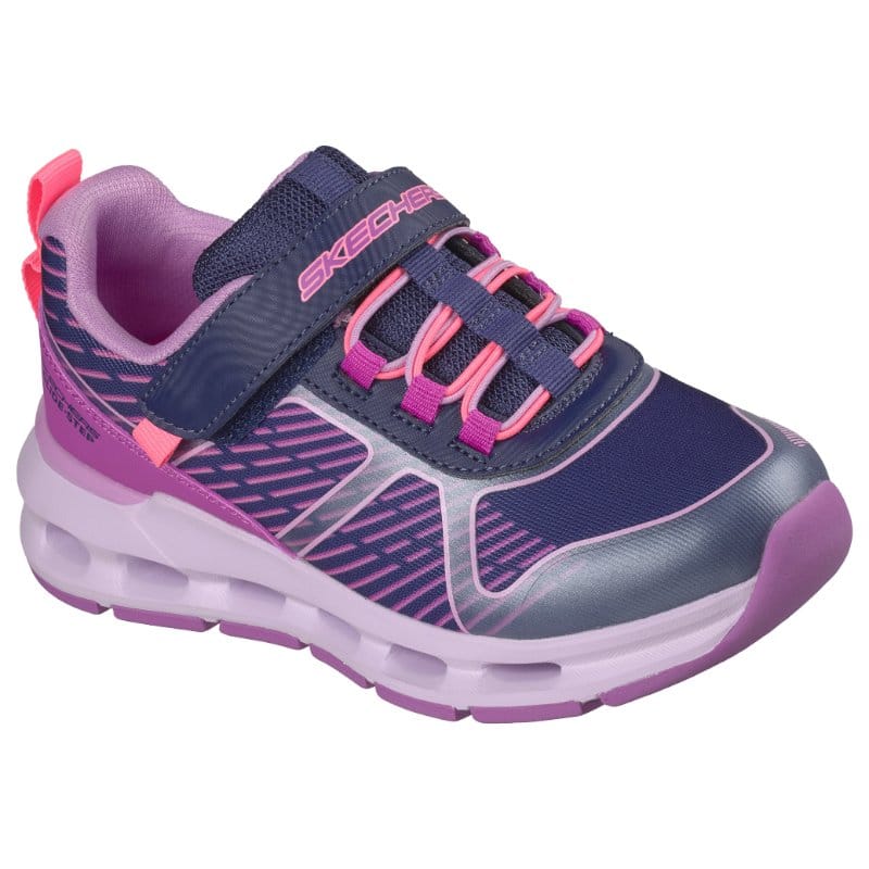 Skechers Kids Kids NAVY / 10UK Skechers Boys Junior Navy Glide Step Sprint Lines Runner - 303686L