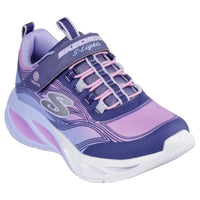 Skechers Kids Kids NAVY / 10UK Skechers Girls Junior Navy S-Lights Cosmic Glow Runner - 303712L