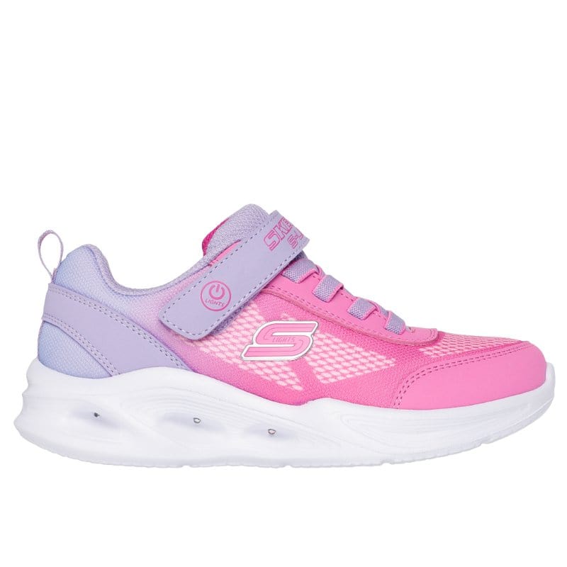 Skechers Kids Kids PINK / 10UK Skechers Girls Junior Pink Sola Glow Runner - 303714L