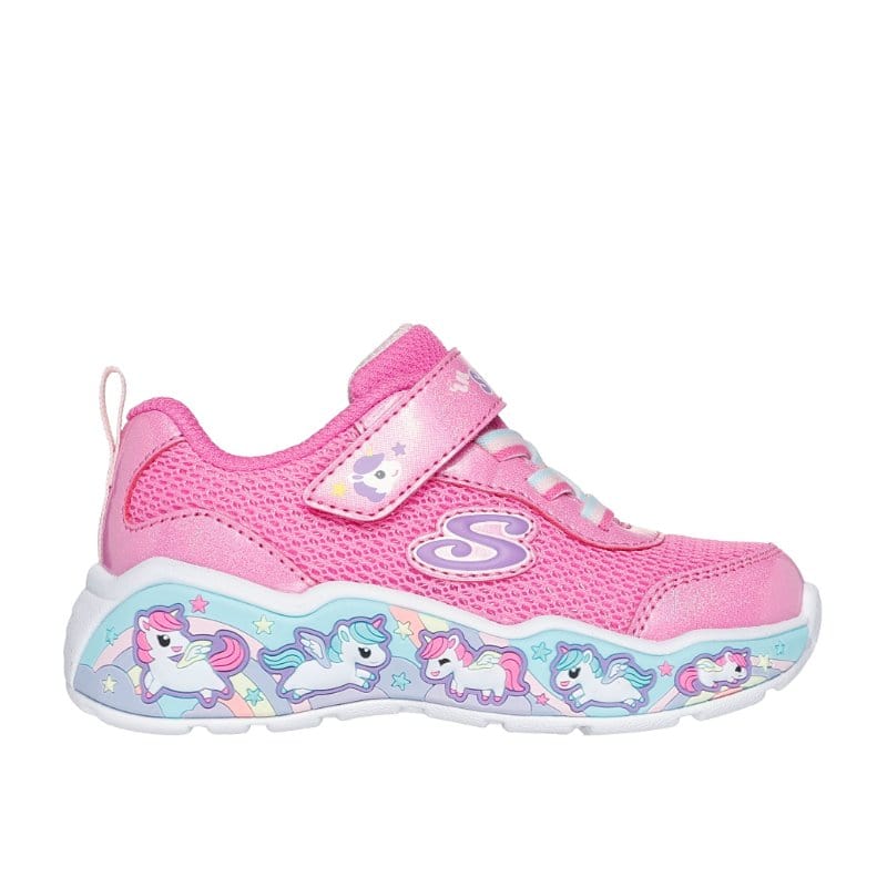 Skechers Kids Kids PINK / 6UK Skechers Girls Infant Pink Play Scene Fun Squad Runner - 303158N