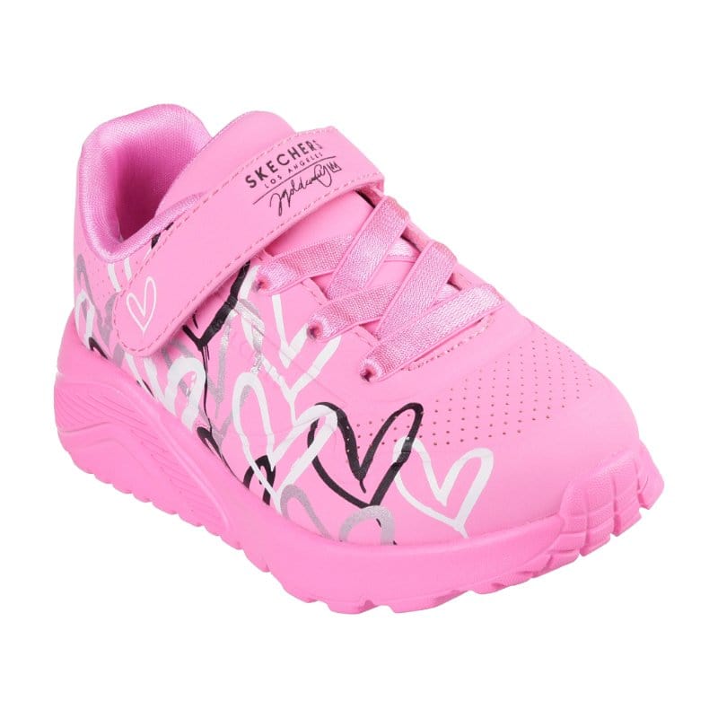 Skechers Kids Kids PINK / 6UK Skechers Girls Infant Pink Uno Lite Love Levitate Runner - 314078N