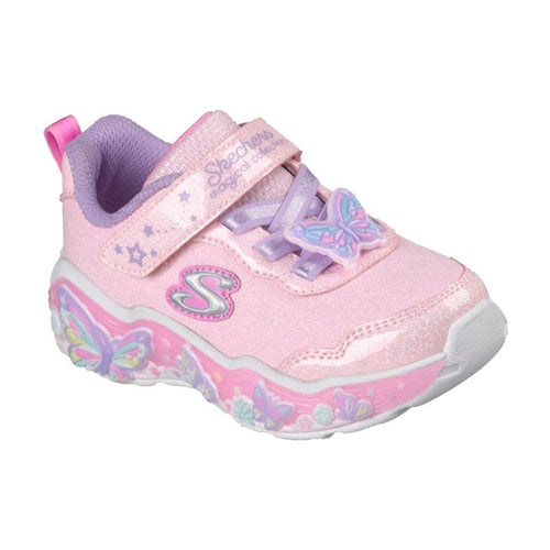 Skechers Kids Kids PINK / 6UK Skechers Girls Infants Pink S-Lights Lil Butterfly Bliss Runner - 303066N