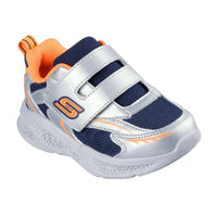 Skechers Kids Kids SILVER / 6UK Skechers Boys Infant Silver S-Lights Meteor Lights Glow Spike Runner - 401498N