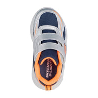 Skechers Kids Kids Skechers Boys Infant Silver S-Lights Meteor Lights Glow Spike Runner - 401498N