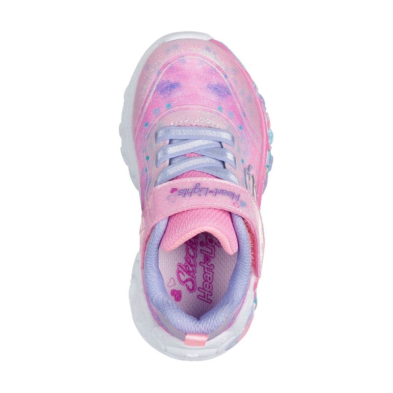 Skechers Kids Kids Skechers Girls Infant Pink Eternal Heart Lights Runner - 302696N