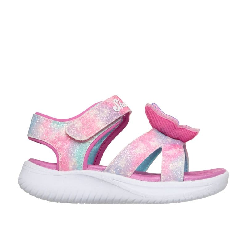 Skechers Kids Kids Skechers Girls Infants Pink Butterfly Brights Jumpsters Sandal - 303109N