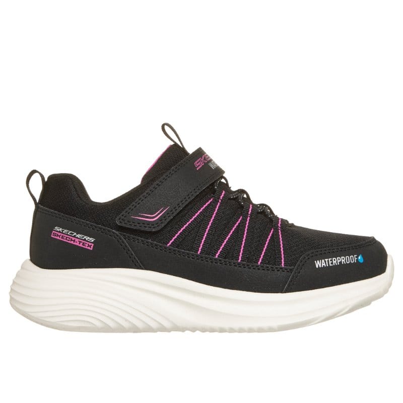 Skechers Kids Kids Skechers Girls Junior Black Waterproof Bounder Pro Aqua Step Runner - 303484L