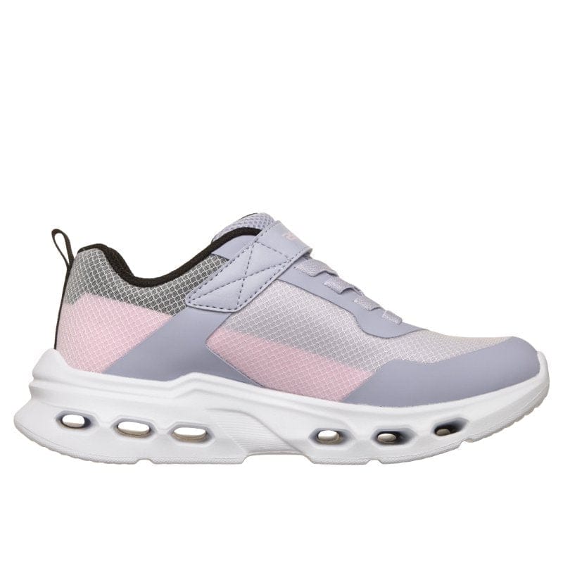 Skechers Kids Kids Skechers Girls Junior Grey Lace Up Glide Step Drift Runner - 303682L