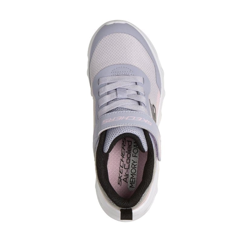 Skechers Kids Kids Skechers Girls Junior Grey Lace Up Glide Step Drift Runner - 303682L