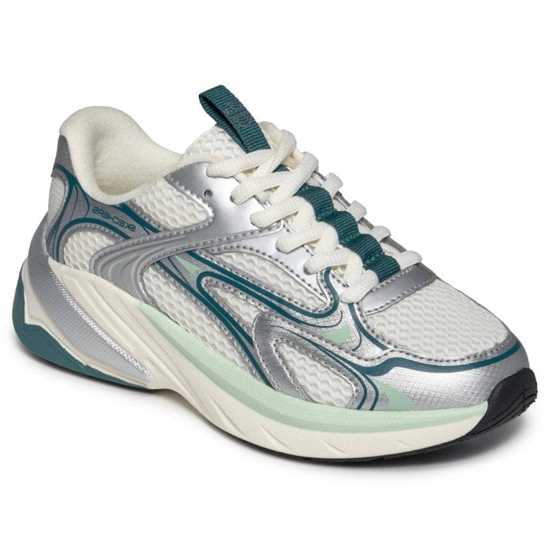 Skechers Kids Kids Skechers Girls Junior Grey Lace Up S2K Runner - 303697L
