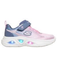 Skechers Kids Kids Skechers Girls Junior Grey Sola Glow 2.0 Dazzle Steps Runner - 303729L