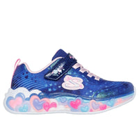 Skechers Kids Kids Skechers Girls Junior Navy Eternal Heart Lights Runner - 302696L