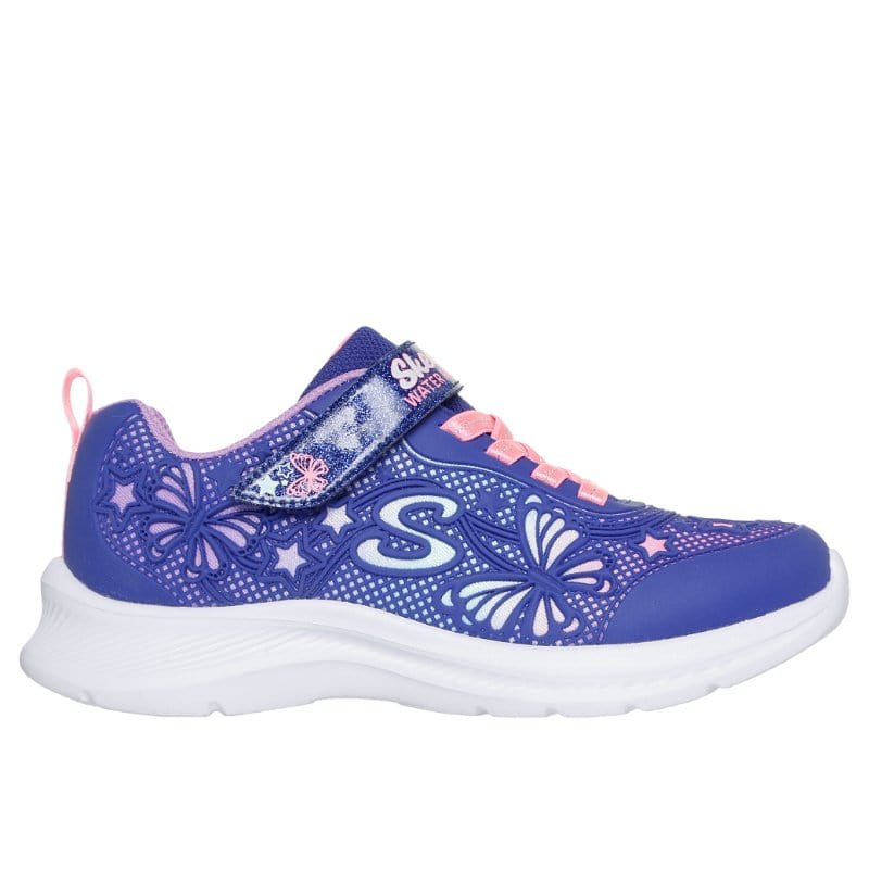 Skechers Kids Kids Skechers Girls Junior Navy Jumpsters 2.0 Butterfly Flush Runner - 303380L