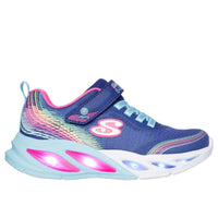 Skechers Kids Kids Skechers Girls Junior Navy S Lights Cosmic Glow Rainbow Dream Runner - 303709L