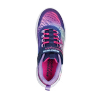 Skechers Kids Kids Skechers Girls Junior Navy S-Lights Rainbow Cruisers Reflectin Runner - 303722L
