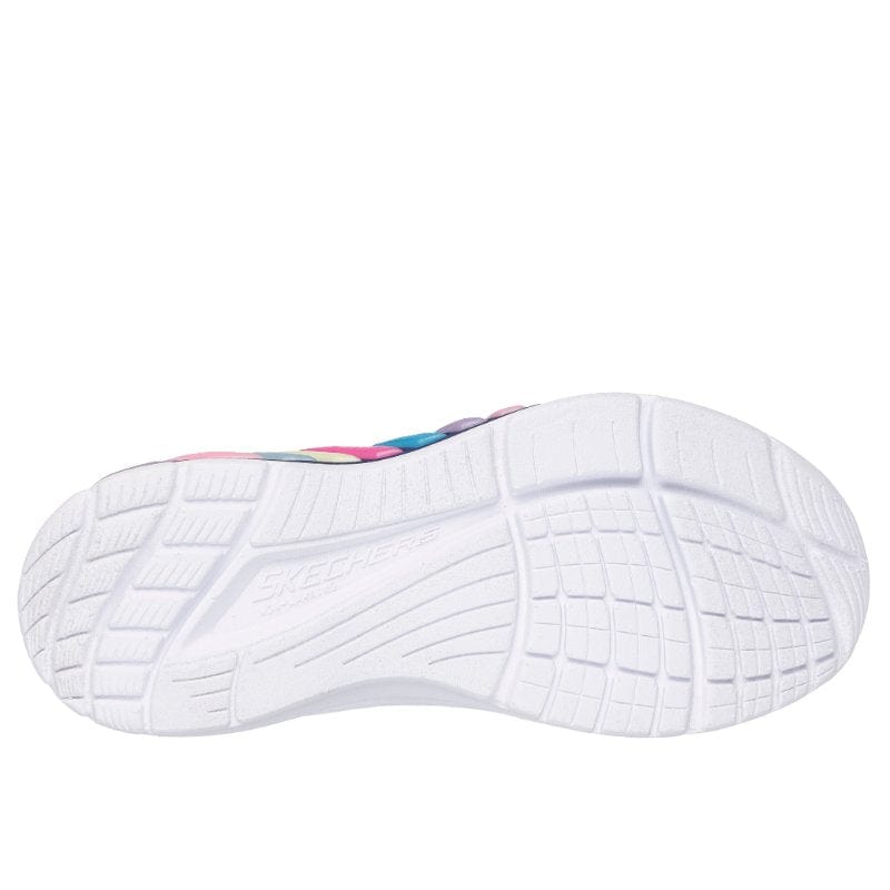 Skechers Kids Kids Skechers Girls Junior Navy S-Lights Rainbow Cruisers Reflectin Runner - 303722L
