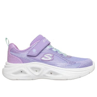 Skechers Kids Kids Skechers Girls Junior Purple Sola Glow 2.0 Dazzle Steps Runner - 303729L