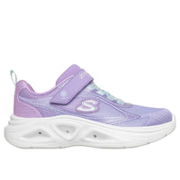 Skechers Kids Kids Skechers Girls Junior Purple Sola Glow 2.0 Dazzle Steps Runner - 303729L
