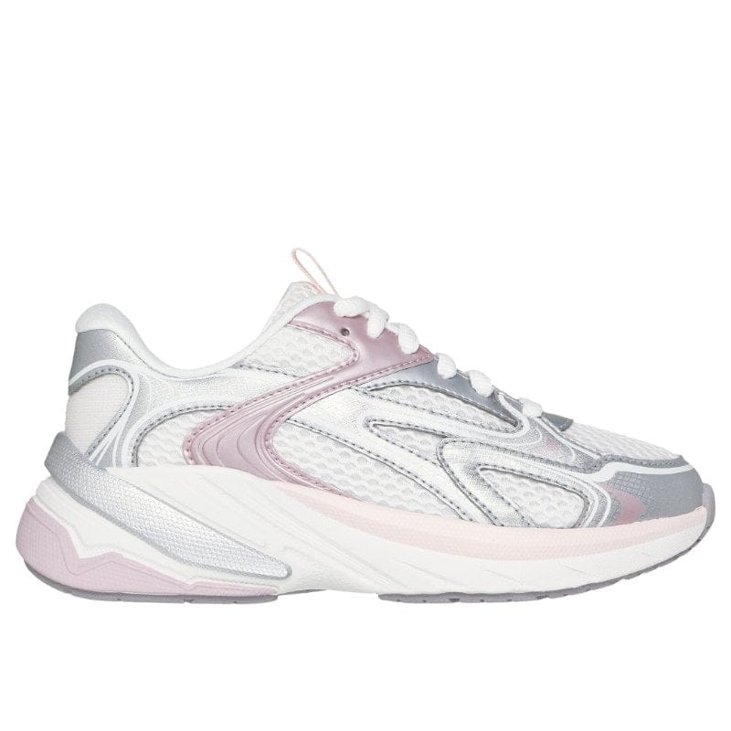 Skechers Kids Kids Skechers Girls Junior White Lace Up S2K Runner - 303697L