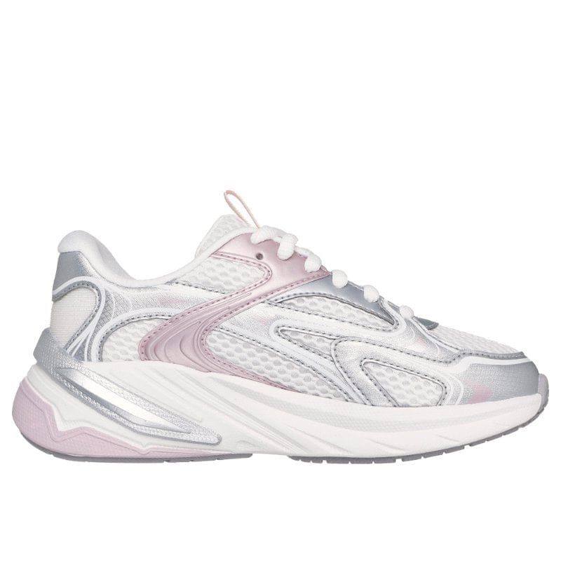 Skechers Kids Kids Skechers Girls Junior White Lace Up S2K Runner - 303697L