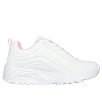 Skechers Kids Kids Skechers Girls Junior White UNO Lite Easy Zip Runner - 310387L