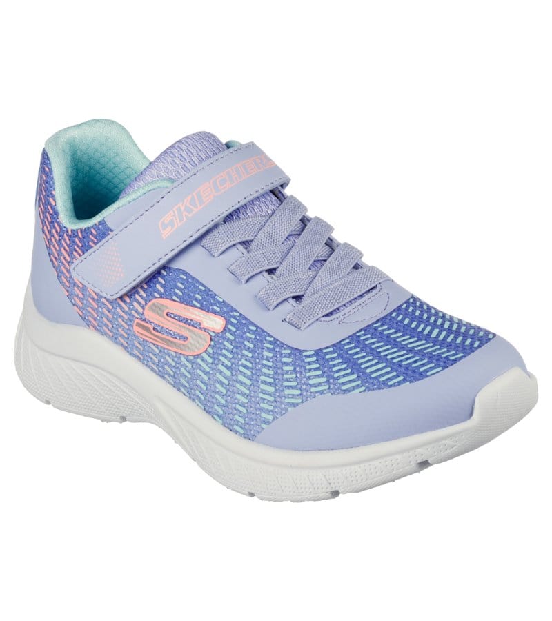 Skechers Kids PURPLE / 10UK Skechers Kids Microspec Plus Runner - Disco Dreaming 303532L