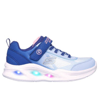 Skechers Kids Skechers Girls Junior Blue Sola Glow Runner - 303714L