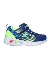 Skechers Kids Skechers Infant Boys Navy Magna - Lights - Grax Runners 401506N
