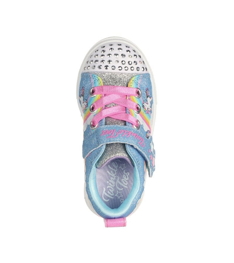 Skechers Kids Skechers Infant Girls Canvas Twinkle Toes: Twinkle Sparks - Jumpin' Clouds 314809N