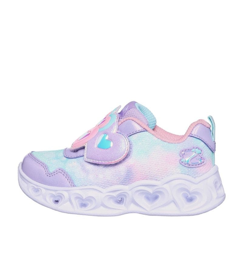Skechers Infant Girls Slip In Light Up Trainer Heart Lights